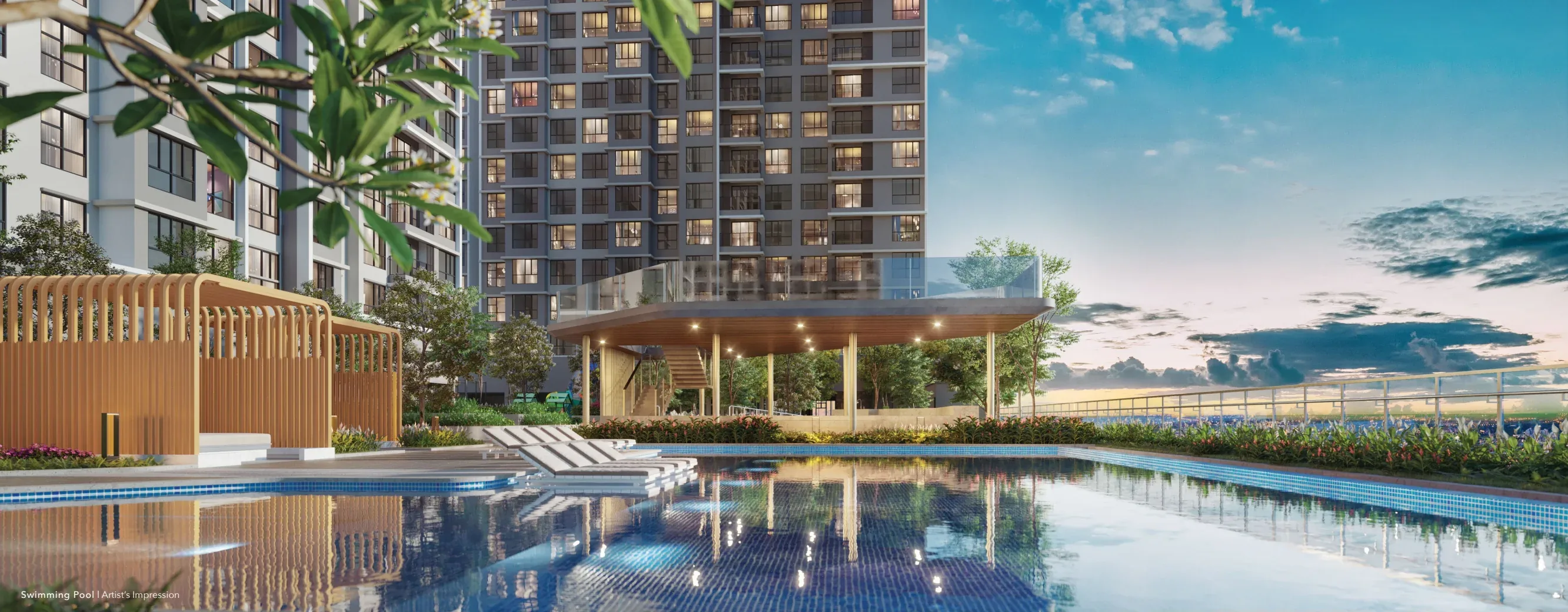 Mandolin Residences 泳池设施效果图